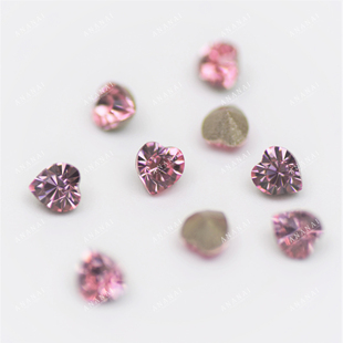 尖底 3.5mm 美甲钻华子桃心超闪穿戴美甲正品 施华洛 4835迷你爱心