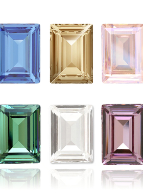 (二)尖底4527冰糖14x10华子美甲饰品DIY正品施华洛元素水晶奥地利