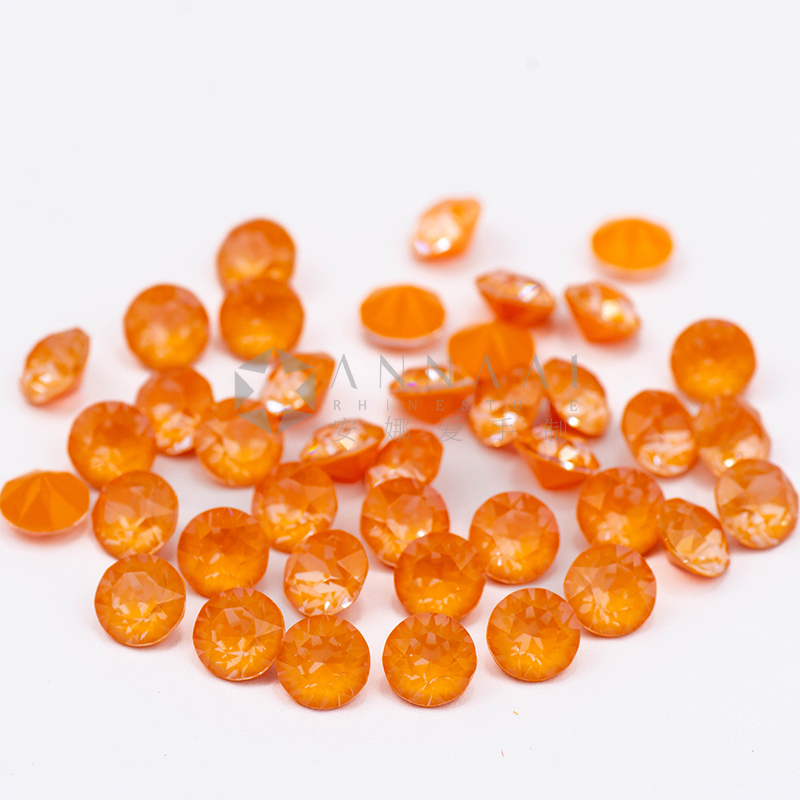 尖底钻 001L152I芒果黄 华子美甲钻奥地利水晶正品华子配件饰品