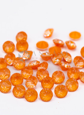 尖底钻 001L152I芒果黄 华子美甲钻奥地利水晶正品华子配件饰品