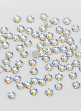 平底钻 001SHIM闪烁白美甲钻奥钻DIY华子爆闪水晶正品施华洛饰品