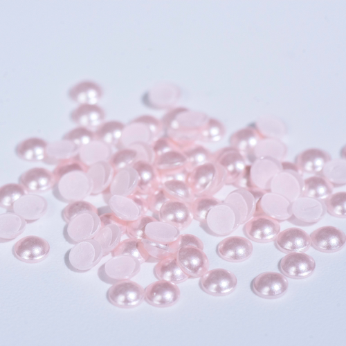 2080/4平底半珍珠  SS10 001294蔷薇粉 华子珍珠奥地利水晶施华洛