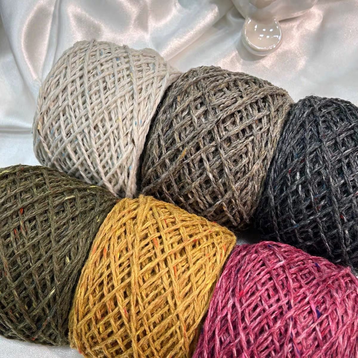 50羊毛 复古羊毛彩点粗线 帽子 围巾 衣服 包包diy手编线钩针棒针,服饰配件/皮带/帽子/围巾,毛线,淘宝优惠券,粉丝福利购,淘宝优惠卷