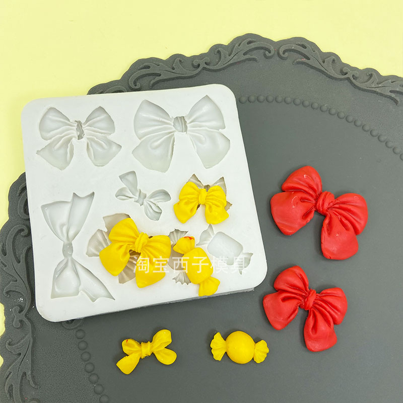 硅胶ins韩式蝴蝶结模具