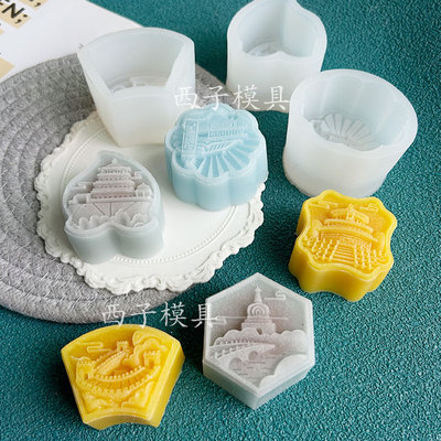 硅胶模具网红景点硅胶模具