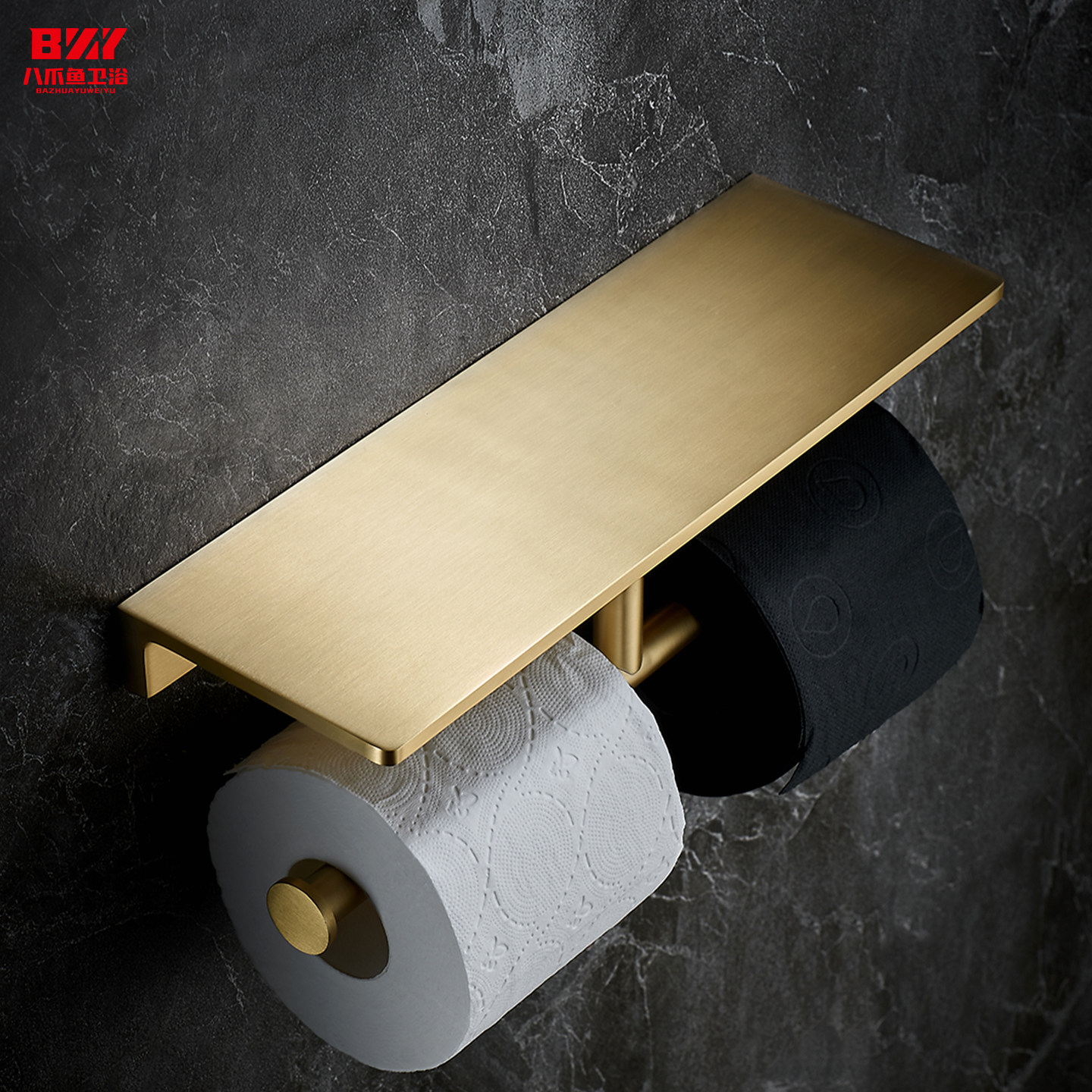 全铜高档手机架卫生间手纸架浴室