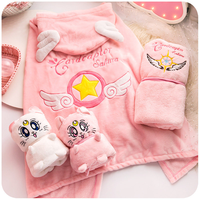 少女心ins网红小毛毯披风披肩夏季学生懒人毯子斗篷宿舍盖腿夏天在类目 床上用品, 休闲毯/毛毯/绒毯中 - 来自Buy2taobao.com提供专业的淘宝代购服务