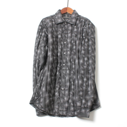 轻薄男长袖休闲衬衫无缝内胆保暖