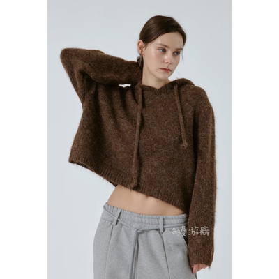 25F/W ins线上设计师品牌连帽衫毛衣Emma Wool Blend Sweater Top