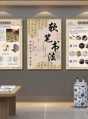 书法室装饰画高清画面