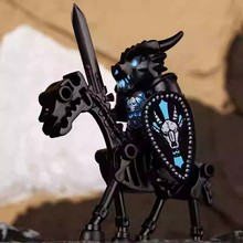 龙与地下城龙骑士人仔抽抽乐71047系列龙裔骑士鹰身游侠德鲁伊男