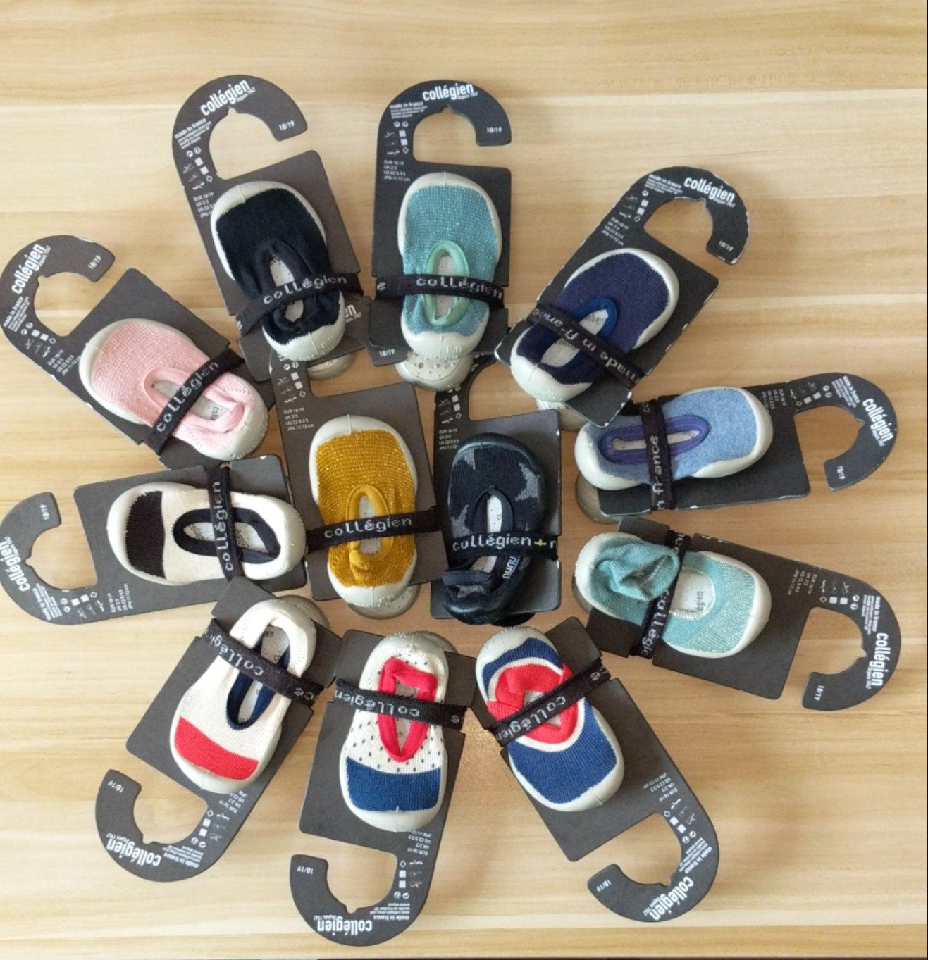 亏出! 法国Collegien1819码新生儿礼物初生宝宝室内软底浅口童鞋