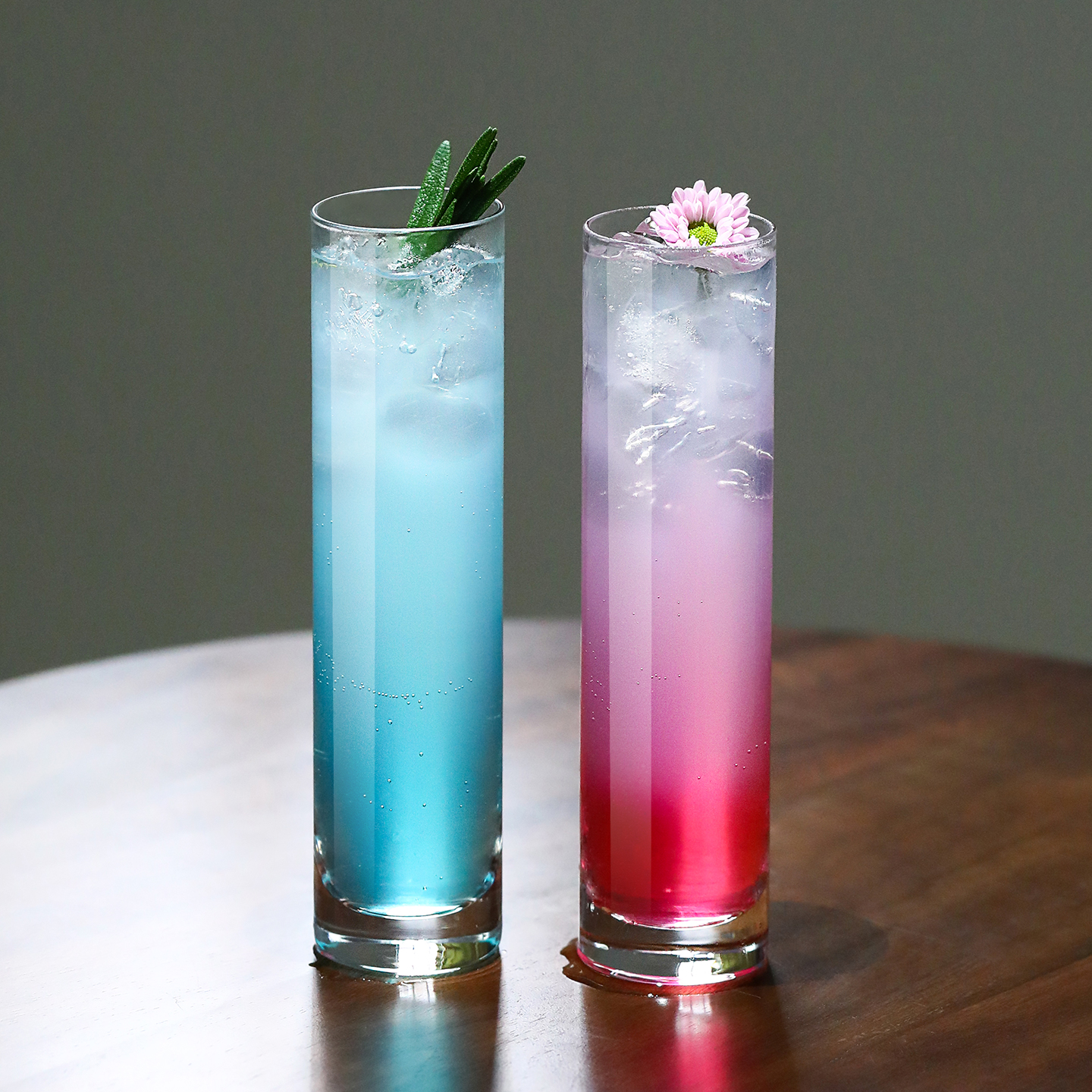 加高款柯林鸡尾酒杯圆柱果汁杯水晶玻璃气泡水杯茶饮杯特调咖啡杯