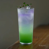 超薄500ml斜身柯林杯HighBall杯嗨棒杯鸡尾酒杯金汤力杯海波杯子