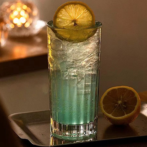 柯林杯刻花杯长岛冰茶杯玻璃杯