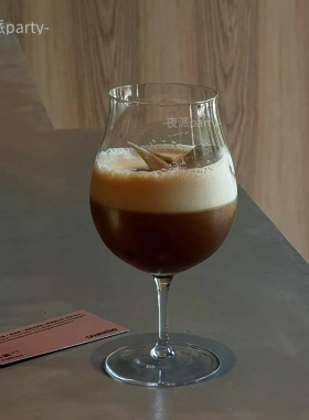 日式木村联名款矮脚大肚红酒杯鸡尾酒杯白葡萄酒香槟杯特调水晶杯