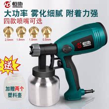 电动乳胶漆汽车家具高压雾化喷漆枪1