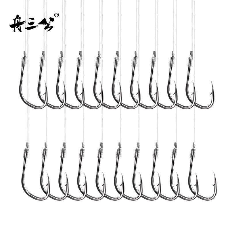 绑好的子线双钩成品伊势新关东尼鱼钩金袖黎油天上荐达