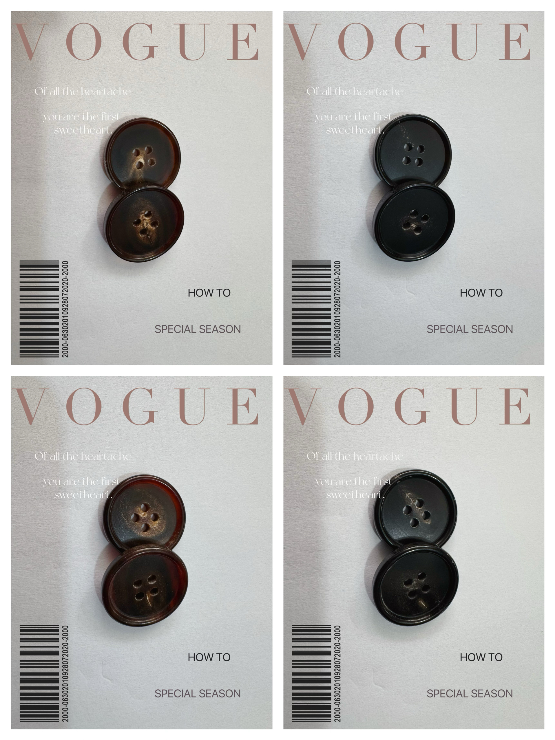 真牛角细边大衣钮扣diy适用于西装男装女装上衣裤扣风衣百搭