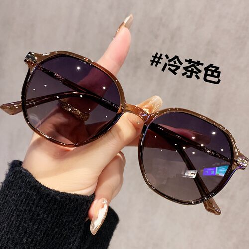 茶色偏光墨镜女款高级感适合小脸专用近视太阳镜2026新款防紫外线