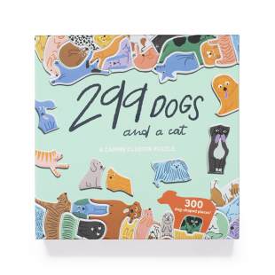 现货 生日情人节礼物 英国购 299只狗1只猫动物拼图 官方授权