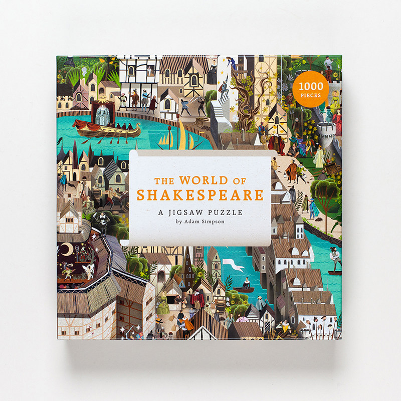 官方授权 莎士比亚的世界1000片拼图 文学艺术生日礼物 英国购