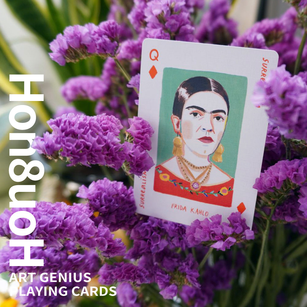 官方授权 艺术家肖像 插画手绘风扑克牌 生日情人节礼物 英国购