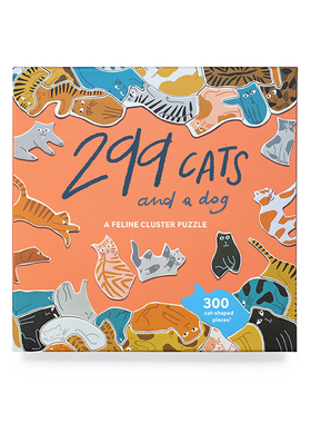 官方授权 299只猫1只狗动物拼图 生日情人节礼物 现货 英国购