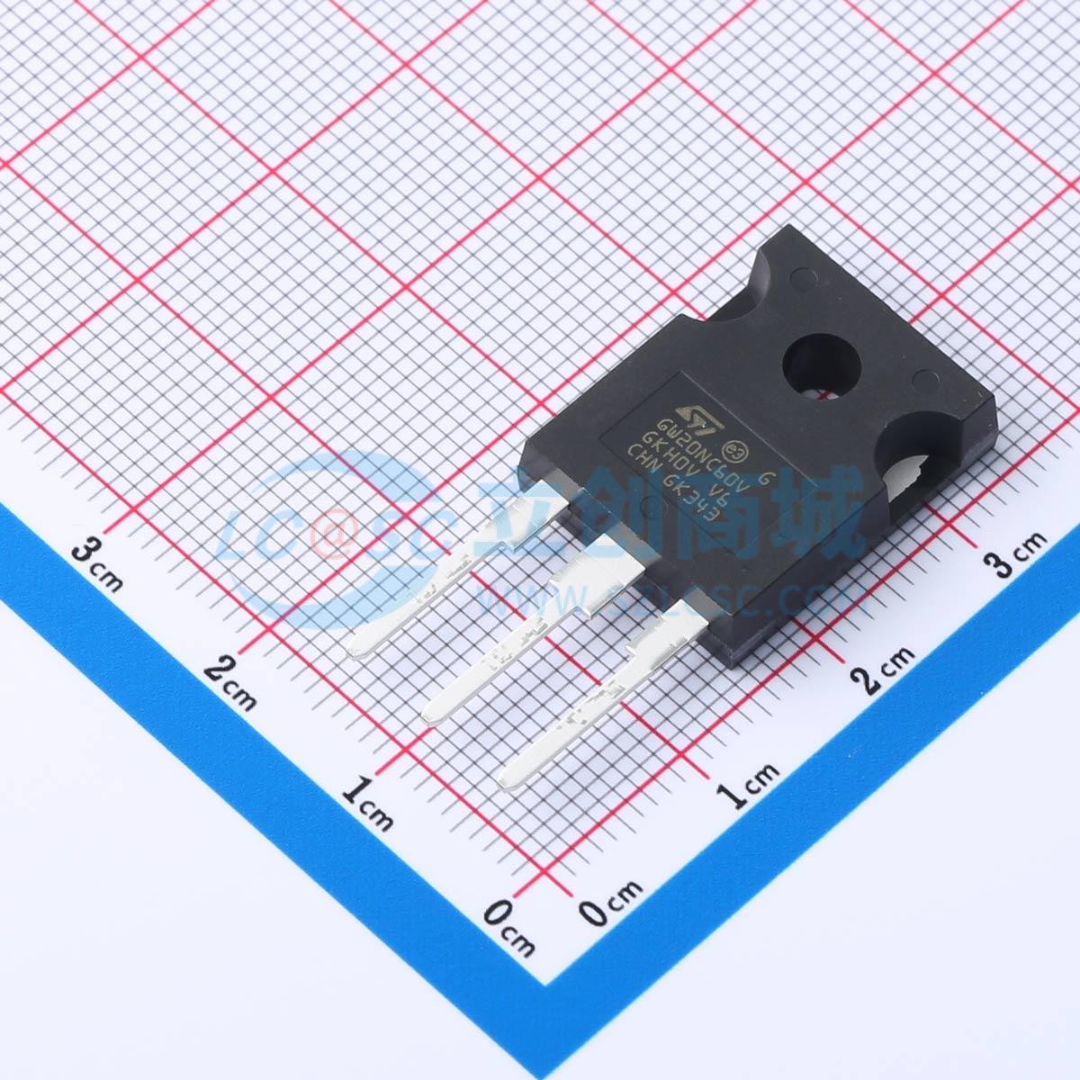 STGW20NC60V ST(意法半导体) TO-247-3 IGBT管/模块 现货
