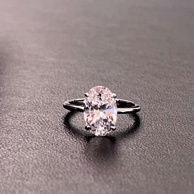 PATHLOOKUP纯银鸽子蛋钻石戒指