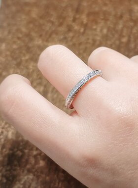 爆闪满钻莫比乌斯钻戒