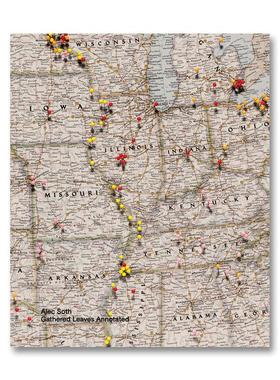 预售 Alec Soth摄影集注释版 Gathered Leaves Annotated阿勒克索思 聚集的叶子注释 艺术原版 华源时空