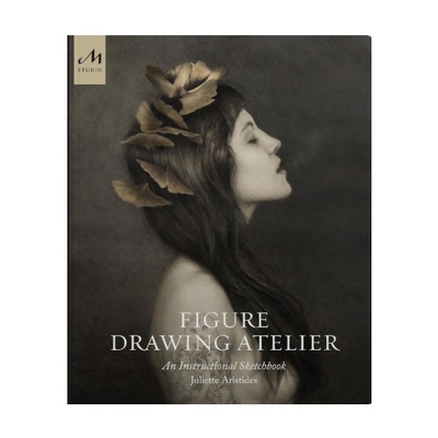 现货 Figure Drawing At Juliette Aristides 学院派古典写实人体结构解剖线稿手稿多层级纸雕原版进口图书
