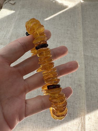 天然石琥珀清货