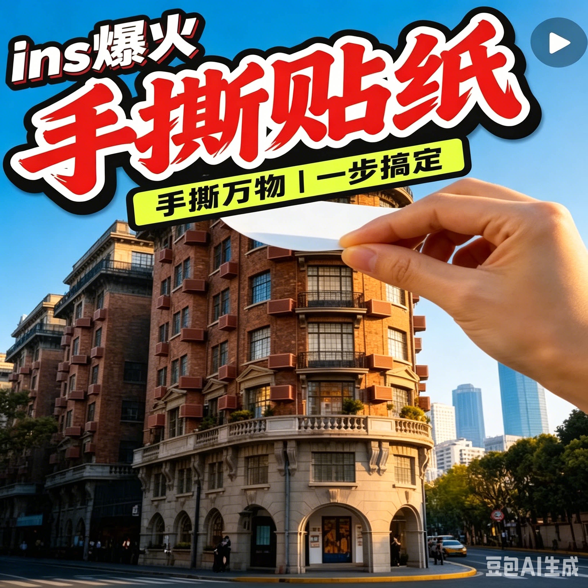 ins爆款手撕贴纸定制刻录盘个性化服务一步搞定