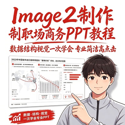 Image 2职场商务PPT制作教程数据图表可视化设计学习资料