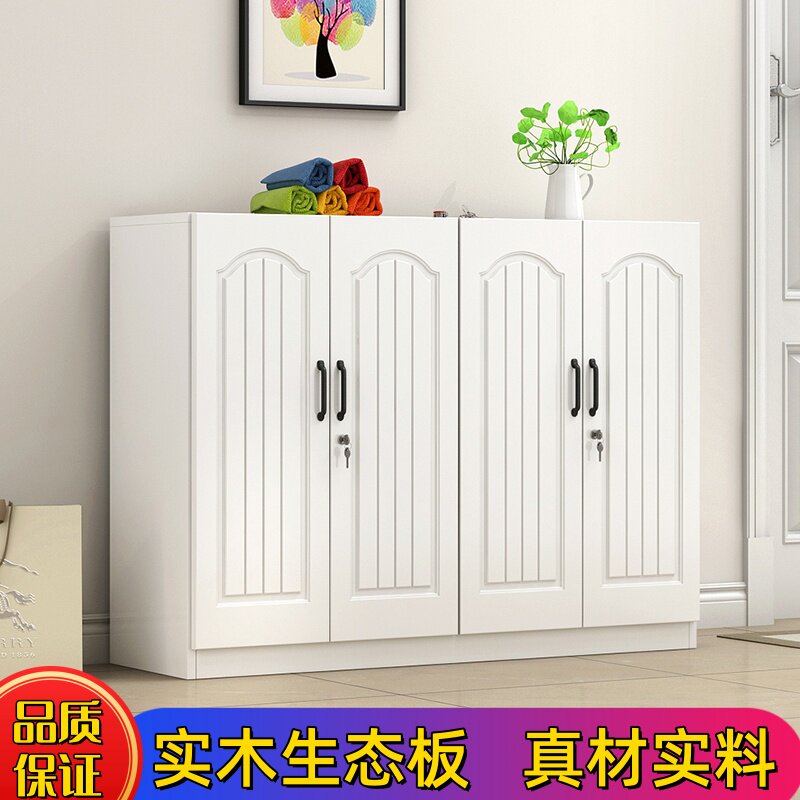 欧式带锁鞋柜家用门口入户靠墙室内外大容量收纳阳台靴橱储物走廊