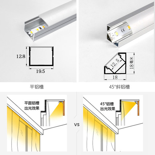 窗帘盒灯带洗墙灯反光灯槽灯带