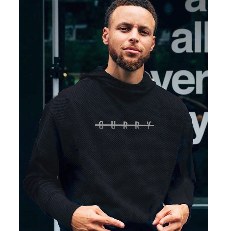 库里篮球连帽秋季纯棉套头卫衣学生大码运动休闲帽衫出场服定制潮
