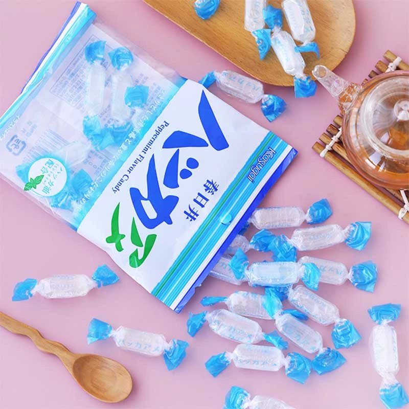 日本进口春日井薄荷味水晶糖硬糖水果糖清新口气提神润喉糖果零食