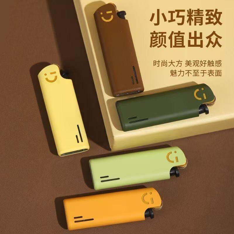 超迷你静音砂轮打火机短款个性滑轮无声复古个性创意火石老式齿轮