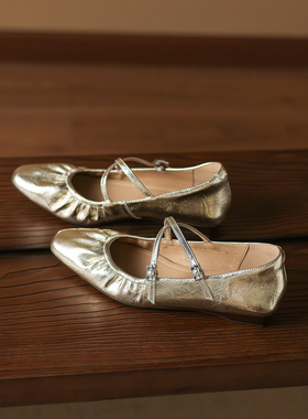 CX澳洲植鞣头层羊皮！2026新款老钱风超软奶奶鞋通勤玛丽珍单鞋女