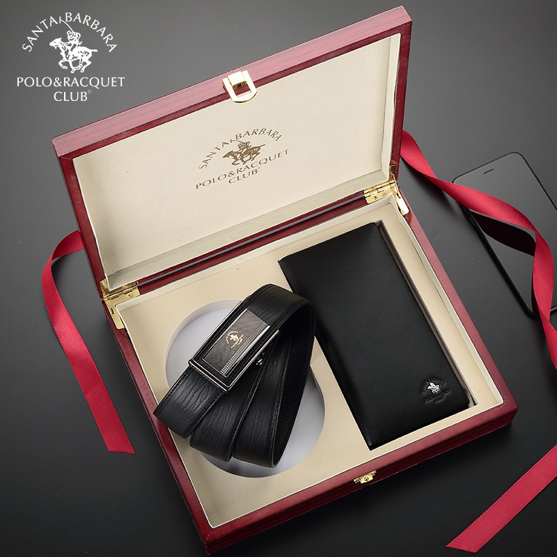 裤带圣大保罗真皮生日礼物送男友