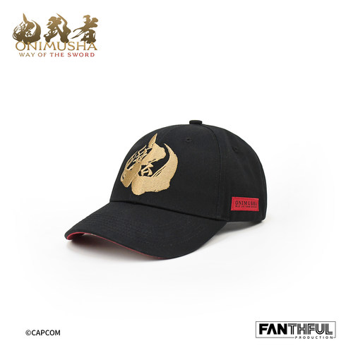 鬼武者弯檐帽子 刺绣棒球遮阳鸭舌帽capcom游戏周边 FANTHFUL