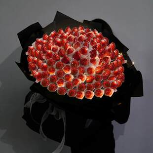 草莓车厘子跨新年送女友鲜花速递同城生日花束临夏临夏县永靖县