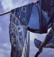 魚子纈扎染藍染手作絲巾兼持设计师品牌