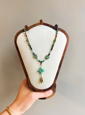 【青萝】ANZHI原创复古新中式高级感项链女小众设计感高级冬季