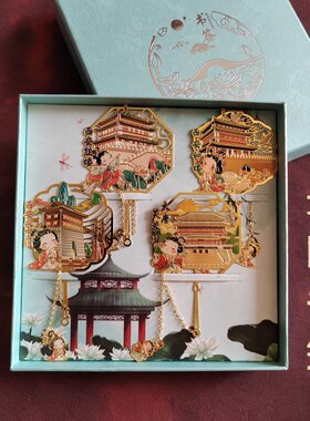 西安文创纪念品兵马俑金属书签