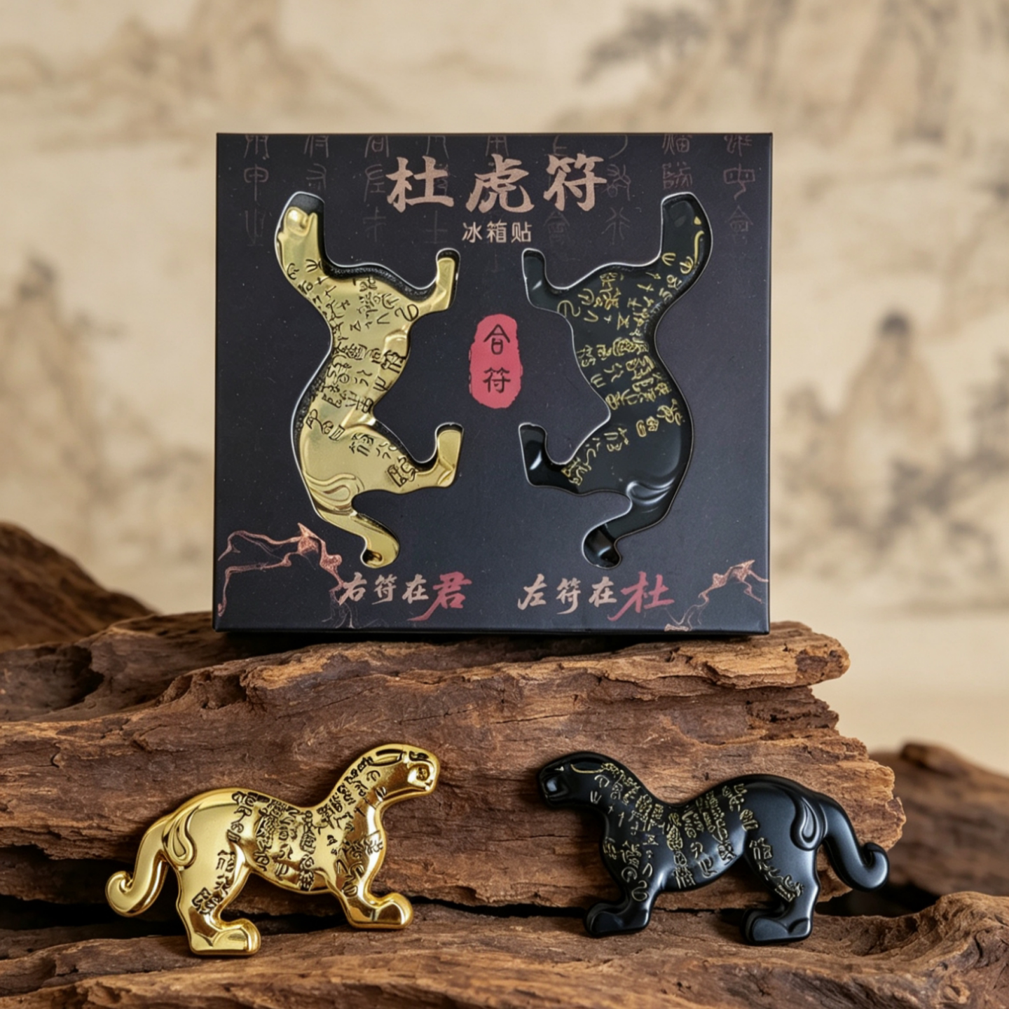 西安文创杜虎符冰箱贴金属磁吸装饰品陕西历史博物馆旅游伴手礼物