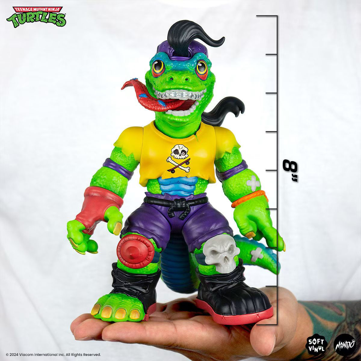 【代购】Mondo 忍者神龟 滑板蜥蜴 正版 潮流sofubi 手办模型人偶
